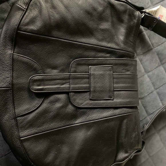 NWT Black Leather concealed carry purse - Picture 3 of 4